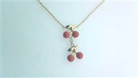 Halskette Sommer Kind Bimbo -Bimbe in Gelbgold CILIEGE SMALTO P UZ/Z G - CILIEGE SMALTO P UZ/Z G